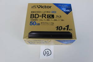 ⑩ ビクター Victor 録画用BD-R DL VBR260RP11J7 [11枚 /50GB /インクジェットプリンター対応] 未使用 パッケージ痛み 動作未確認品 