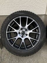 アルファード 30 21年製 スタッドレス アルミ セット 235/50R18 7.5J ET48 PCD 114.3 5H 4本セット 中古美品 ヴェルファイア エスティマ50_画像3