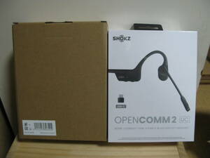 1/27までショックス　Shokz OpenComm 2UC TypeCアダプター 骨伝導イヤホン ワイヤ レスヘッドホン　商品説明を納得の上ご入札を