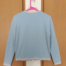 近年購入・数回着用の美品★レリアン カシミヤ100 素敵なアンサンブル サイズ7ですが大きめ普段9を着ています_画像5