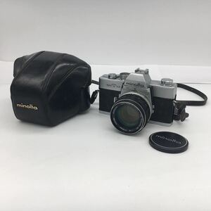 MINOLTA ミノルタ SRT101 MC ROKKOR-PF 1:1.4 f=58mm フィルム カメラ ケース付属 シャッター動作OK 現状品