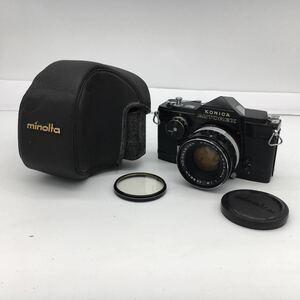 KONICA コニカ AUTOREX HEXANON 1:1.8 52mm 一眼レフ マニュアルフォーカス フィルムカメラ シャッター・タイマーOK 専用ケース付属 現状品