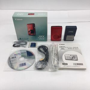 Canon キャノン IXY DIGITAL 210 IS PC1356 デジタル カメラ コンデジ レッド 説明書・充電器・メモリーカード2GB 元箱付属 動作確認済