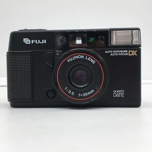 富士フィルム FUJIFILM AUTO-8 DATE 1:3.5 f=35mm コンパクト フィルム カメラ 通電・シャッター・フラッシュ動作確認済 現状品の画像2