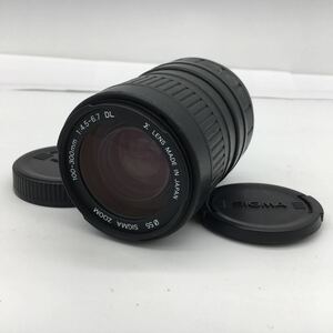 SIGMA ZOOM シグマ ズーム 100-300mm 1:4.5-6.7 DL 一眼レフ カメラ用 レンズ Canon EF マウント AF用 現状品