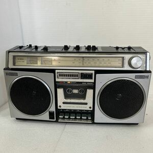 QW3329 AIWA STEREO 70ラジカセ ラジオ ステレオ アイワ レトロ カセットレコーダー 通電OK テープ再生NG ジャンク0116