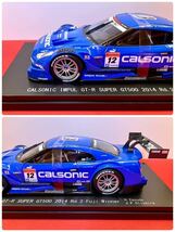 エブロ 1/18 EBBRO CALSONIC IMPUL GT-R SUPER GT500 Rd.2 Fujl Winner #12 2014 81017 アウトレット品_画像4