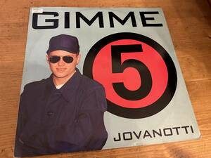 12”★Jovanotti / Gimme Five / ユーロ・ヴォーカル・ハウス・クラシック！