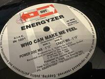 12”★Energyzer / Who Can Make Me Feel / ユーロ・テクノ！_画像1