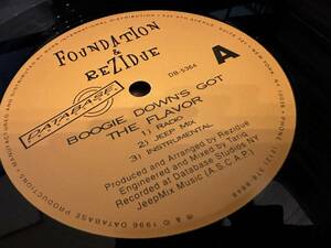 12”★Foundation & Rezidue / Boogie Down's Got The Flavor / Don't Get It Twisted / アングラ！