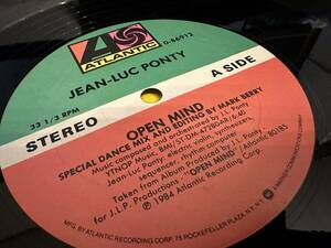 12”★Jean-Luc Ponty / Open Mind / シンセ・ポップ・ディスコ！！