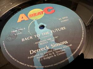 12”★Derreck Simons / Back To The Future / Hey People / ユーロビート！