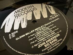 12”★John Anderson Big Band / Glenn Miller Medley / Scot's Medley / ダンス・クラシック！