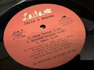 12”★Laila Bagge / Say That You Love Me / Heaven / ポップR&B！