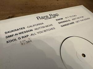 12”★Rare Rap Volume 1 / Saukrates / Smif-N-Wessun / Kool G Rap / Gang Starr / Show & AG / Rakim