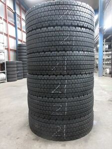 送料無料　スタッドレス　275/80R22.5　BS　W900　2020～2021年製　6本セット　12～17mmぐらい