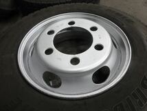 送料無料　205/80R17.5　BS　M812　ミックス　23年　バリ溝　エルフ　キャンター　DMM17.5×6.00　115-9　6穴　両面再塗装　6本セット_画像3