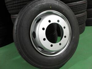 送料無料　新車外し　245/70R19.5　BS　R173　23年　低床増トン　ISO　19.5×6.75　8穴　再塗装品　12本セット