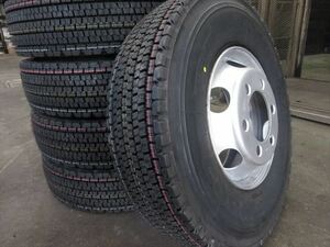 送料無料　新品スタッドレス　225/90R17.5　BS　W900　4トン車17.5×6.00　6穴　両面再塗装　6本　フォワード　レンジャー　ファイター等