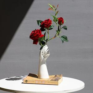 花瓶　フラワーベース　陶磁器　インテリア　花束　生け花 水栽培　花スタンド　