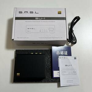 【未使用】S.M.S.L SU-1 MQA MQA-CDオーディオデコーダー AK4493S XU316 768kHz/32Bit DSD512 ハイレゾDAC