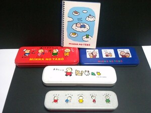 みんなのたあ坊☆ 1987~1991年 初期 たあ坊 缶ペン 4種類＋メモ帳 セット 旧サンリオ sanrio レトロ ペンケース メモ帳