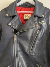 【送料無料】Lewis Leathers × Paul Smith ライダース ネイビー M_画像5