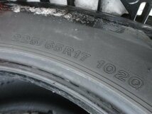 ◎6026 美品9分山～ ブリヂストン DM-V3 225/65R17 4本 2022年製_画像9