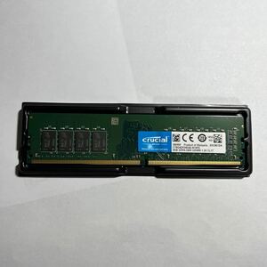 Crucial (Micron製) デスクトップPC用メモリ PC4-19200 (DDR4-2400) 8GB×1枚 CL17 DRx8 288pin CT8G4DFD824A 