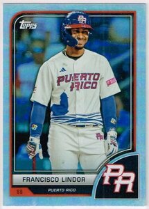 2023 Topps World Baseball Classic No.41 Francisco Lindor プエルトリコ代表