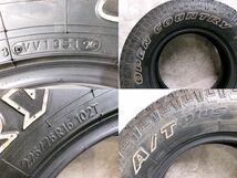 ★激安!★TOYO トーヨー OPEN COUNTRY オープンカントリー A/T plus 225/75R15 102T タイヤ ホワイトレター 製造3519 4本 / Q12-1812_画像10