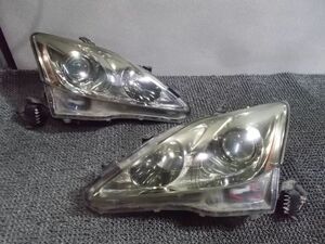 ★激安!★レクサス GSE20 IS250 前期 純正 HID キセノン ヘッドライト ヘッドランプ 左右セット KOITO 53-33 IS350 等 点灯OK / 2R1-1217