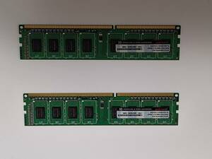 CFD (W3U1600PS-4G) PC3-12800 (DDR3-1600) 4GB×２