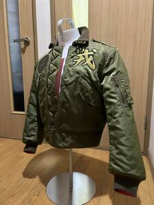  super . rare Evisu A-1 type nylon jacket beautiful goods evisu mountain root 36