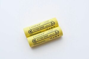 21700 リチウムイオンバッテリー 5000mAh 3.7V 2個セット 複数本セットもお安く出品しています 