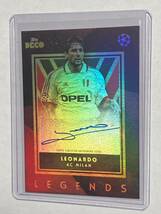 2023-24 Topps Deco AC Milan Autograph Leonardo レオナルド 直筆サインカード_画像1