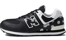 ☆セール☆大人OK！New Balance 574 花柄 Black (約25cm)_画像3