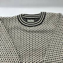 【XL】90s L.L.bean birdseye knit sweater white 90年代 エルエルビーン バーズアイ ニット セーター ノルウェー製 ホワイト F247_画像4