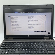 HP ノートパソコン 6570ｂ CPU:i3-3120M ジャンクZ1500_画像3