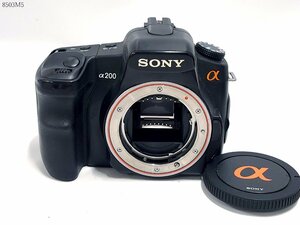 ★SONY α200 DSLR-A200 ソニー 一眼レフ デジタルカメラ ボディ 8503M5.