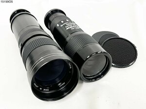 ★NASHICA ZOOM 8000SA 420-800mm 1:8.3-16 SKYVIEW DM-50 ZOOM SCOPE 8X20X50 ニコンマウント 一眼レフ カメラ レンズ 2本 15199O5-5