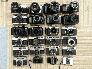 ★一眼レフ レンジファインダー カメラ ボディ レンズ 大量 おまとめ セット CANON/NIKON/PENTAX/MINOLTA/OLYMPUS/YASHICA etc.. 15366O7.