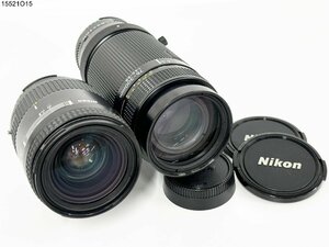 ★Nikon ニコン AF NIKKOR 28-85mm 1:3.5-4.5 75-300mm 1:4.5-5.6 一眼レフ カメラ レンズ 2本 15521O15-9