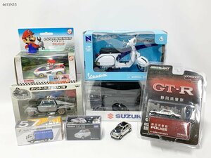 ★トミカ フィアット/グリーンライト GT-R/非売品 スズキ ハスラー/アオシマ VESPA P200E バイク etc.. 8点 おまとめ 4613N15.