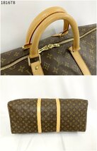 ★LOUIS VUITTON ルイ・ヴィトン モノグラム キーポル55 M41424 ボストンバッグ パドロック ネームタグ ポアニエ 旅行バッグ 1816T8-10_画像3