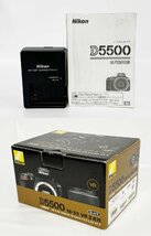 ★シャッターOK◎ Nikon ニコン D5500 AF-S DX NIKKOR 18-55mm 1:3.5-5.6G VRⅡ 一眼レフ デジタルカメラ ボディ レンズ 箱付 15312O15-3_画像9