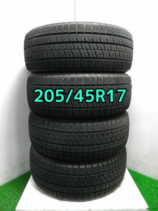 CS-2T♪4本販売♪205/45R17 84Q♪ブリヂストン VRX2 2019年製造♪即発送いたします♪店頭手渡し大歓迎♪