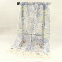 【和遊館】SHH011　岡重コレクション「OKAJIMA」絹100％シルクショール 4_画像2