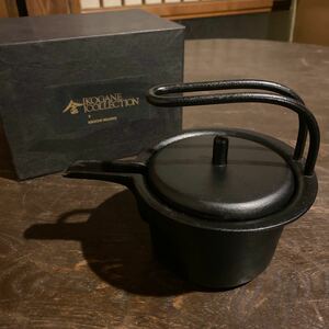 増田尚紀　酒ポット　真鍮ハンドル　本漆焼付仕上げ　コガネコレクション