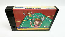 現状品 接点端子クリーニング済み MSX konami's tennis コナミのテニス 1-16_画像1